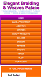 Mobile Screenshot of elegantbraidingpalace.com